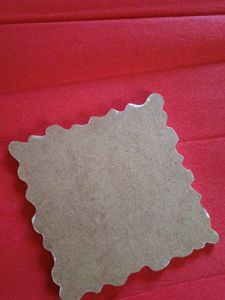 Beach Themed Resin Coaster