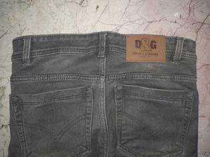 Gray Wash Denim Jeans