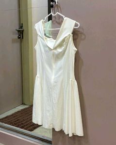 Elegant White Mini Dress