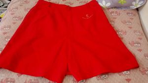 Red Skirt with Logo