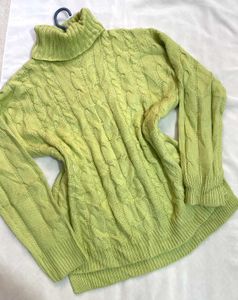 🎁Buy 2 Get2 Free Green Turtleneck Sweater C