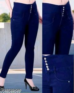 High-Waisted Skinny Jeans