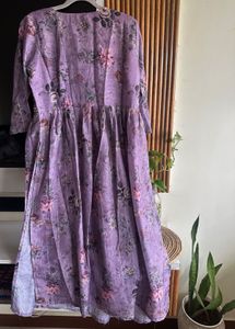 Kurta Set - Lavender Floral Alia Style