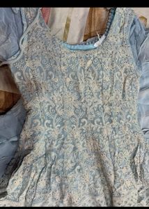 Shara And Frock With Dupatta Party Wear Dress