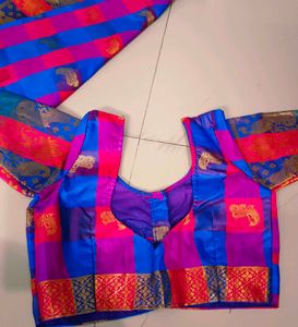 🛍️Like New Checked Silk Saree ⭐⭐⭐⭐⭐