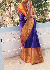 Purple Narayan Pet Saree