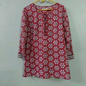 Fabindia Floral Print Tunic Top