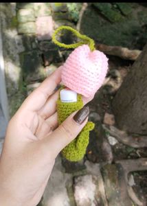 Crochet Tulip Lipbalm Holder 🌷