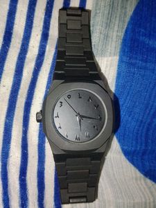 Sleek Black Wristwatch