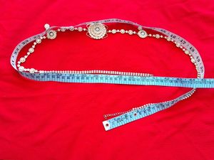 Sundar Kamarbandh Belt White And Gold
