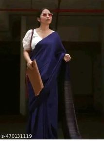4 Colour Of Soft Khadi Cotton Saree (Only 1)
