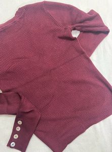ONLY Burgundy Top