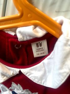 Cute Red Patchwork Top