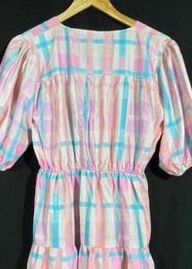 Women Multi Check Dress