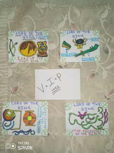 LORD OF THE RING. VIP CARDS.