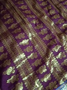 Maroon and Gold Saree Available For Swap