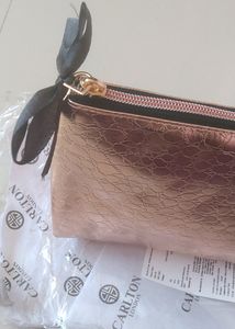 Carlton London Golden Pouch