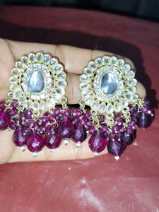Elegant Kundan Earrings