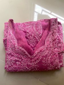 Chikenkari Kurti