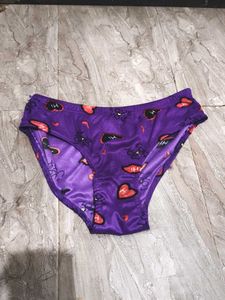 Purple Graphic Panty