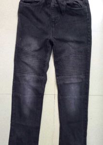 Greyish/Charcoal coloured Denim Jeans