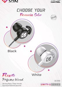 U&amp;I Unity-5 Perfume Wired Earphones