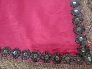 Beautiful Peach Saree