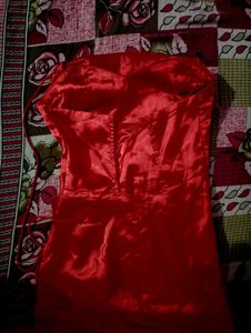Elegant Red Maxi Dress