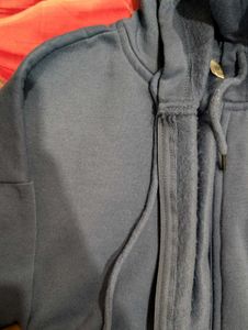 Blue Zip-Up Hoodie
