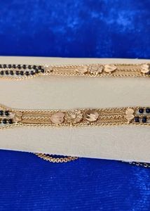 Mangalsutra With Black Pearls