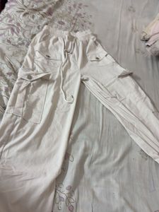 White Cargo Pants