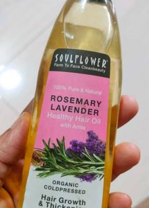Soulflower Rosemary Lavender Hair Oil