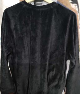 Puma Black Velvet Sweatshirt