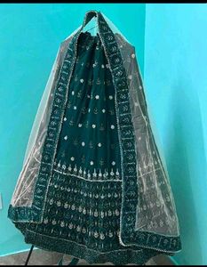 Beautiful Mehendi Lehenga 💚
