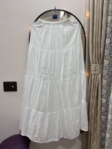 White Long Skirt
