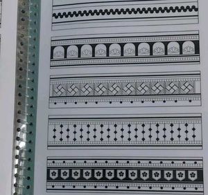 Mehendi Practice Reusable Book