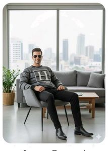 Stylish crewneck sweatshirt for mens