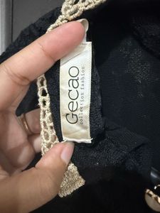 Lace Top with Collar