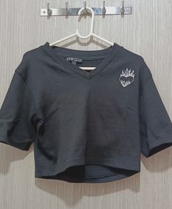 Black Crop Top