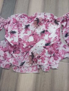 Floral Off-Shoulder Blouse