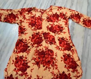 Myntra Floral Kurti