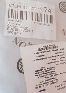 Carlton London Rose Gold Pouch