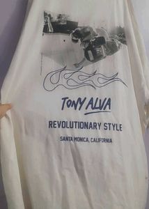 Zara Tony Alva Graphic Tee