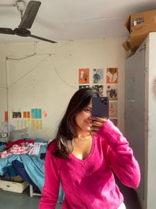 Pink Long Sleeve Top