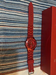 WOMAGE Quartz Red Watch