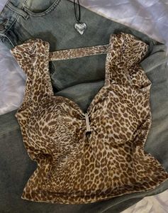 Leopard Print Top