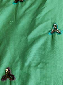 💝 GREEN COLOR HAND🤚 STITCHEING TOP