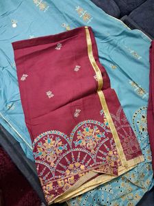 Elegant Kurta Set New 3 Pcs Suit