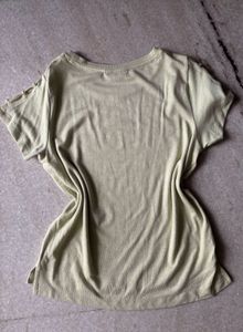 Pastel Mint Yellow Basic Tee