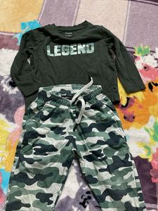 Kids' Olive Green Outfit